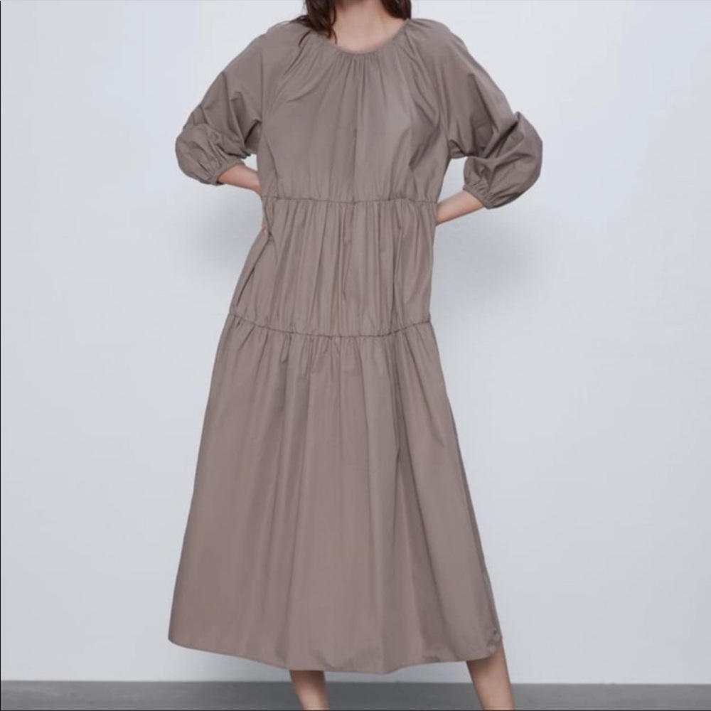 Zara Poplin Dress